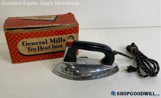 Vintage General Mills Tru-Heat Iron IOB