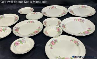 Superior Hall Quality Dinnerware Plates + Bowls