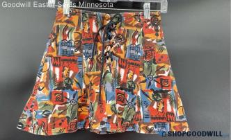 Up Front Junior Multi-Color Skirt/Shorts skirt - Sz S