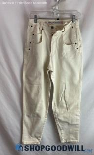 Zena Jeans Women's White Jeans - Sz 8