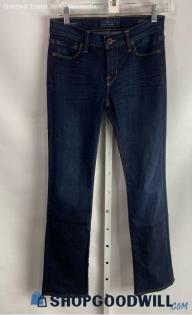 Lucky Brand Women's Dark Blue Slim Straight Leg Jean - Sz 0