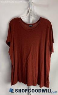 Torrid Women's Terracotta Orange Relaxed Fit T-shirt - Sz 3