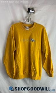 Gildan Men's Yellow Sweater - Sz L