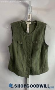 Chico's Women's Green Vest - Sz S