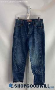 Lucky Brand Women's Blue Badana Print Jeans - Sz 8