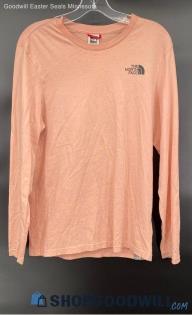 Mt. Everest Men's Peach LS athletic shirt by The North Face - Sz S