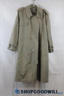 Macys Men's Light Brown Trench Coat SZ 36S