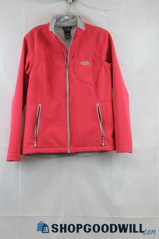 The North Face Women's Hot Pink Soft Shell Jacket SZ L