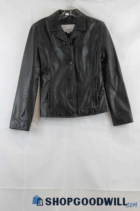 Wilsons Leather Women's Black Leather Jacket SZ S