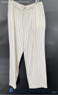 The Loft Women's Ivory Pin Stripe pants - Sz 10