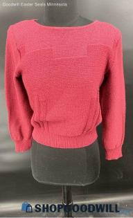 Prophesy Dark Dusty Rose LS Wool sweater - Sz S