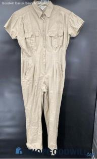 Mizz Lizz Women's Tan Cotton One-Piece Jump suit - Sz 15/16