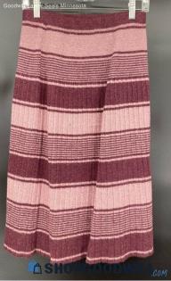 Julia Boutique Women's Acrylic/Mohair 2-Toned Pink skirt - Sz M