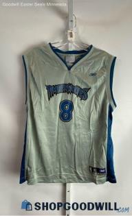 NBA MN Timberwolves #8 SPREWELL VTG Boys Gray/Blue Jersey - Sz XL