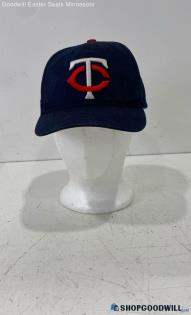 Mlb Mn Twins Signed(unknown Player) Navy Blue/red Baseball Cap