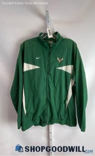 Nike VTG Men's Green 'EDINA' Track Jacket - Sz L