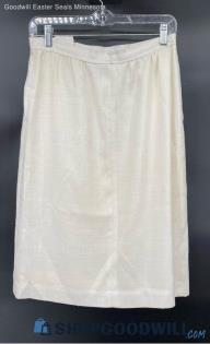 Evan-Picone Petites Women's Ivory Summer skirt - Sz 14