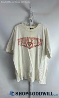 Princeton University VTG Men's White T-shirt - Sz XXL