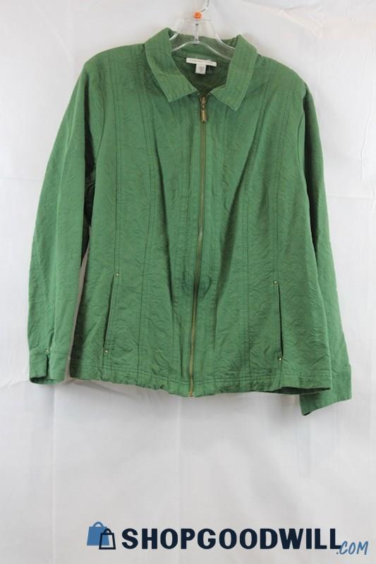 Coldwater Creek Women's Green Basic Jacket SZ S