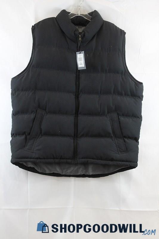 NWT Weatherproof Men's Black Puffer Vest SZ 2XL