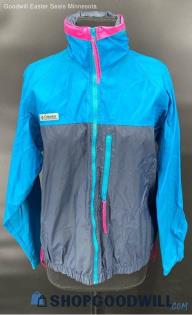 Columbia Radical Sleeve Women's Blue Windbreaker - Sz M