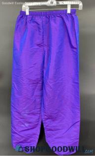 Body Wrappers Women's Purple/Blue Iridescent color Nylon pants - Sz S