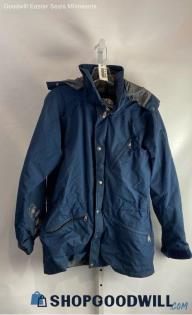 The North Face VTG Women's Blue Gore-Tex Parka Jacket - Sz L