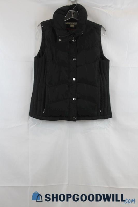 Kenneth Cole Women's Black Puffer Vest SZ M