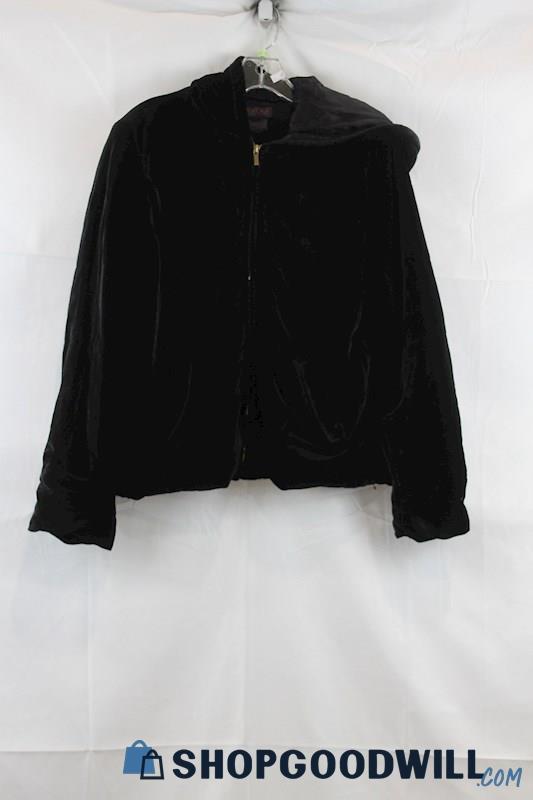 Ralph Lauren Womens Black Velvet Jacket Sz L