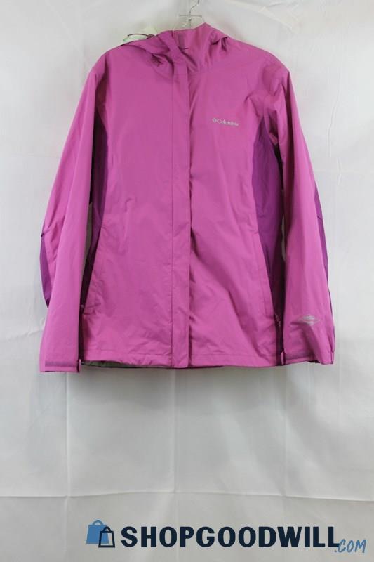 Columbia Women's Pink Rain Coat SZ L