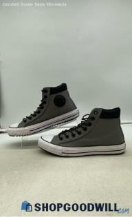 Converse Men's Chuck Taylor All Star PC High Gray Leather Sneakers Sz 7