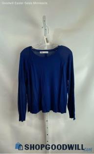 ZARA Women's blue Long Sleeve Sweater - Sz S