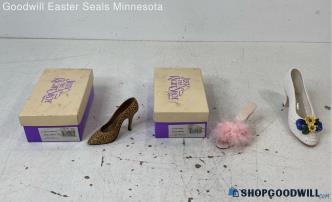 3pc Shoe Figurines Just the Right Shoe & Seymour Mann