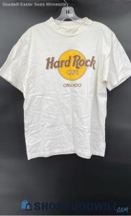 Hard Rock Cafe Orlando Men's White SS T-shirt - Sz L