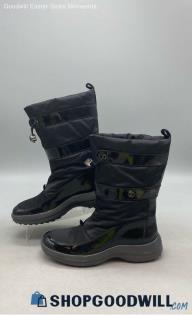 Cole Haan Women's Mid Black Synthetic Rain Boots Sz 7