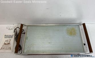 Cosmopolitan M-132 Food Warmer Tray Vintage - Tested Powers On