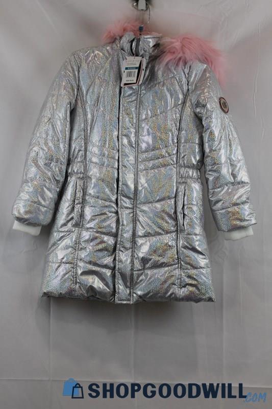 NWT Andy & Evan Girl's Holographic Jacket Sz XL