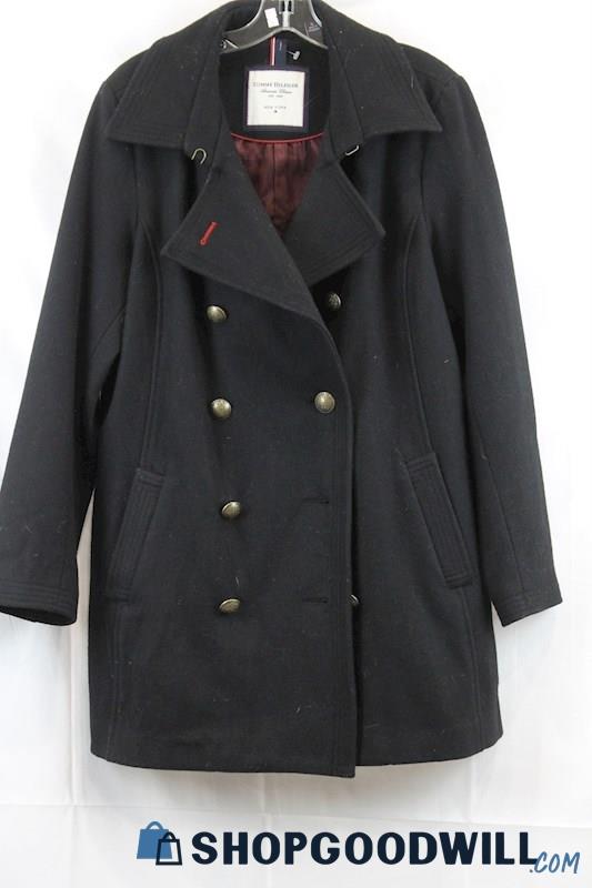 Tommy Hifiger Women's Black Coat Sz XL