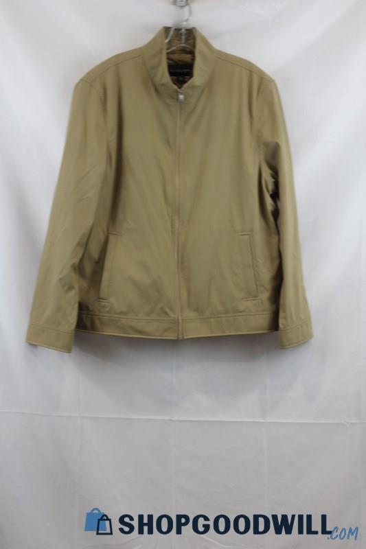 Michael Kors Men's Beige Soft Shell Jacket SZ XL