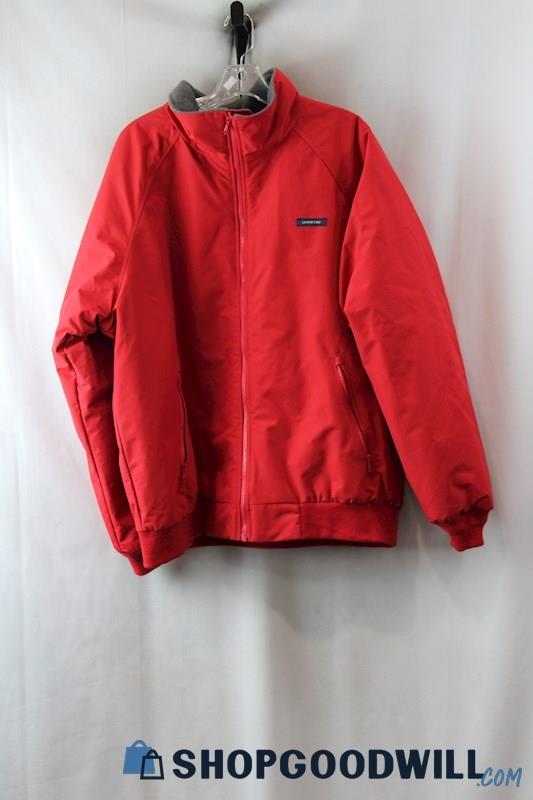 NWT Lands End Men's Red Insulated Jacket SZ-L