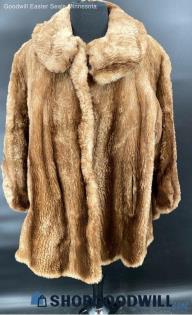 Elegance Women's Tan winter coat