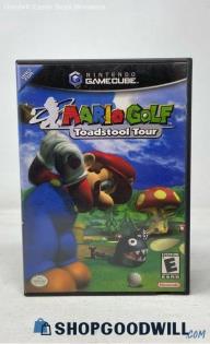 Mario Golf Toadstool Tour Game w/Case & Booklet For Nintendo GameCube- Tested