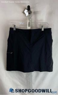 Athleta Women's Black Lightweight Textured Short Lined Skort - Sz 6