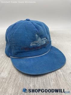 Washington DC Snapback Blue Corduroy Hat - Sz OS