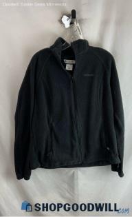 Columbia Women's Black Lightweight Full Zip Fleece Sweatshirt - Sz XL