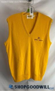 University Of MN VTG Men's Yellow Sweater Vest - Sz L