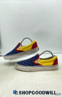 Vans Women's Classic OTW Rally Multicolor Canvas Slip On Sneakers Sz 8