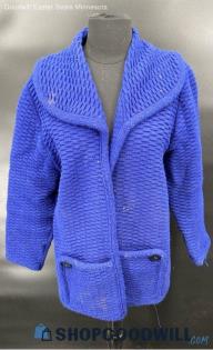 Amana Woolen Mill Women's Royal Blue sweater