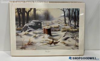 'Winter Retreat' Print Signed By Jim Hansel 131/800