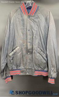 Men's Grey/Blue Spring/Fall Jacket - No size/Brand - WORN